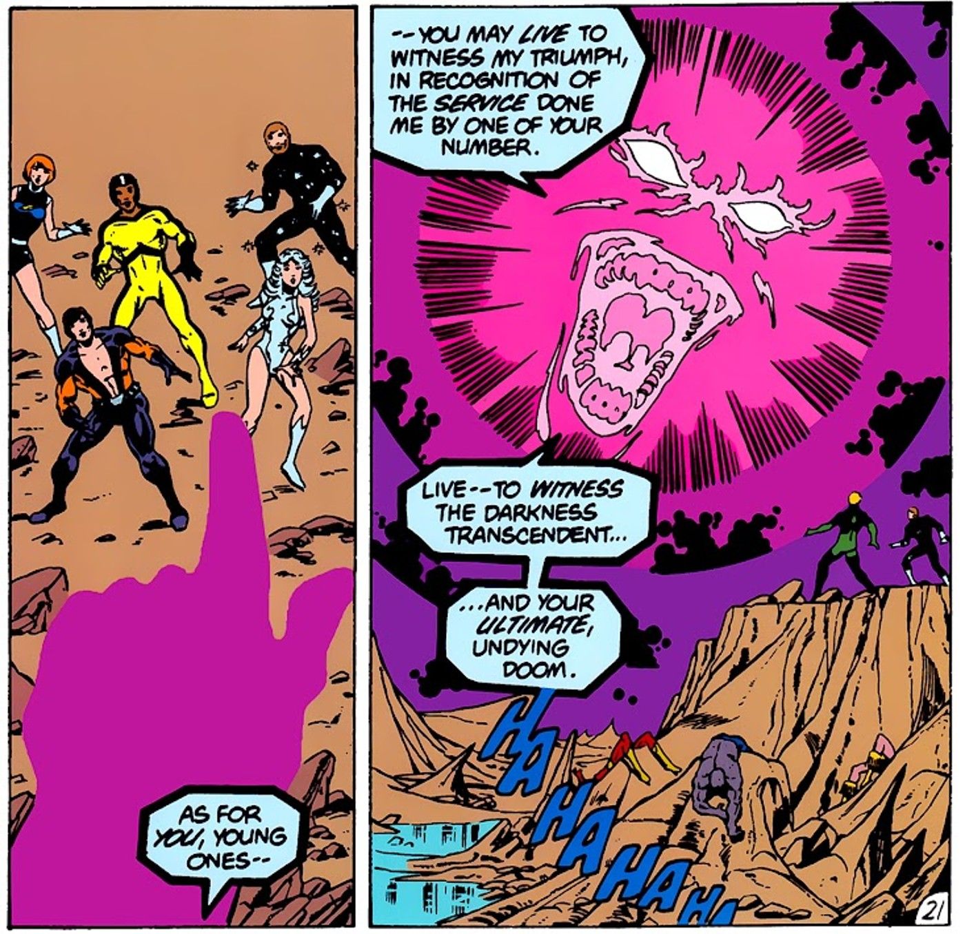 darkseid vs legion of super-heroes