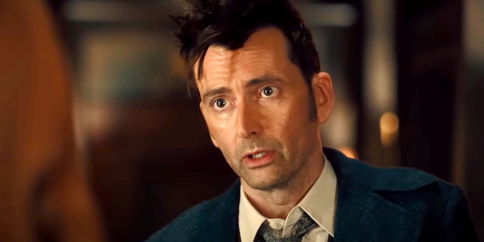 David Tennant's Doctor talking to Donna in Doctor Who 60th anniversary trailer