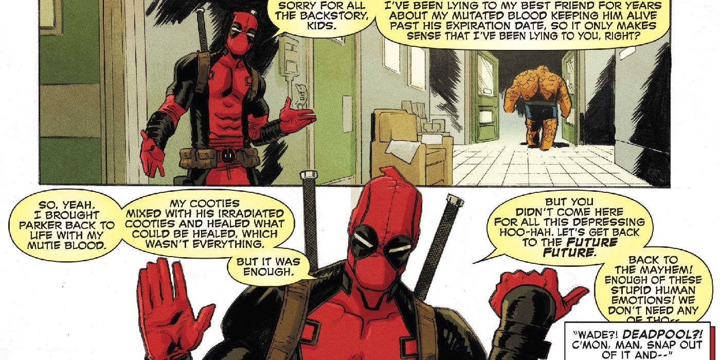 Deadpool Ruined Spider-Man's Life by Sharing His Healing Factor