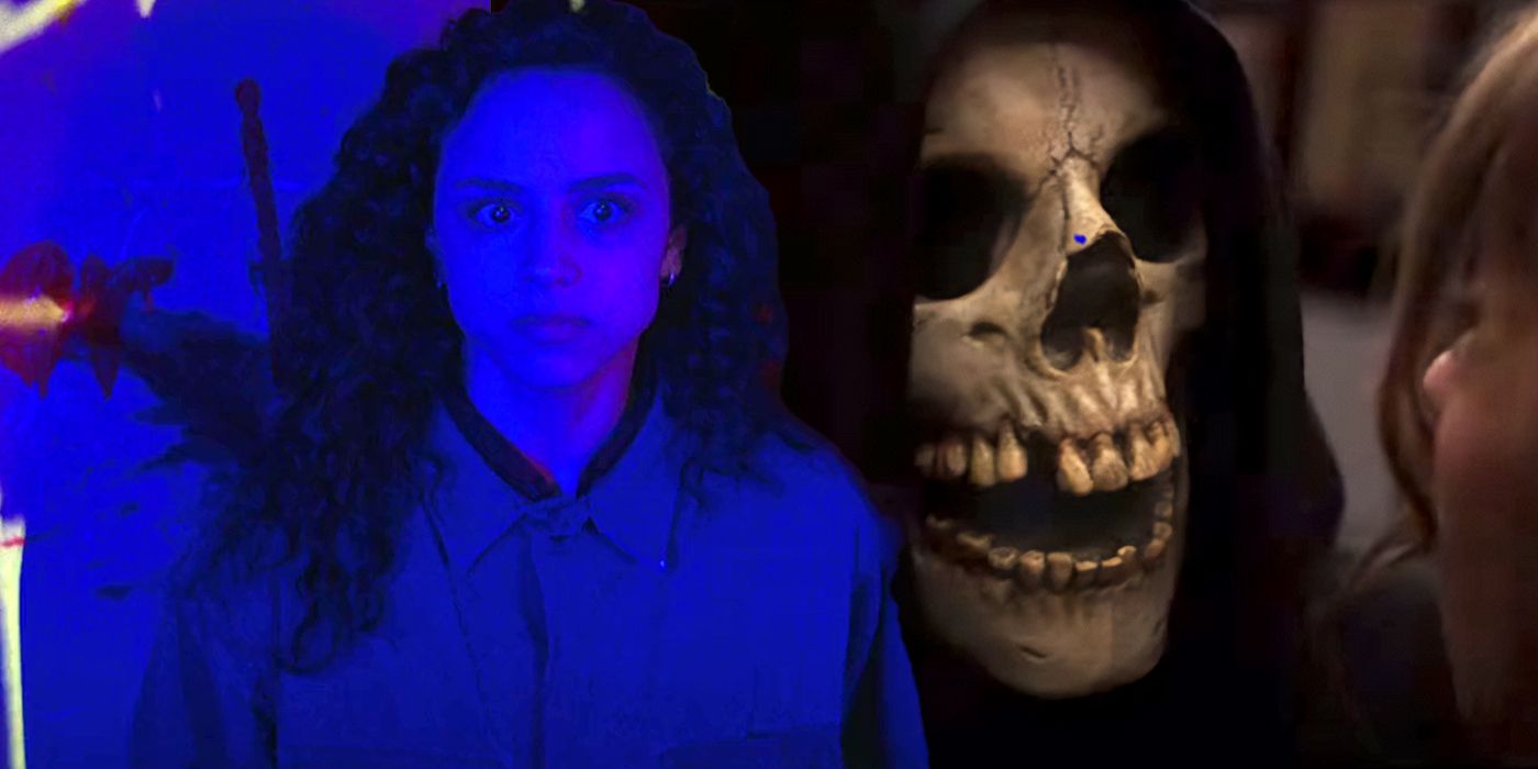 Deena and skeleton killer in Fear Street