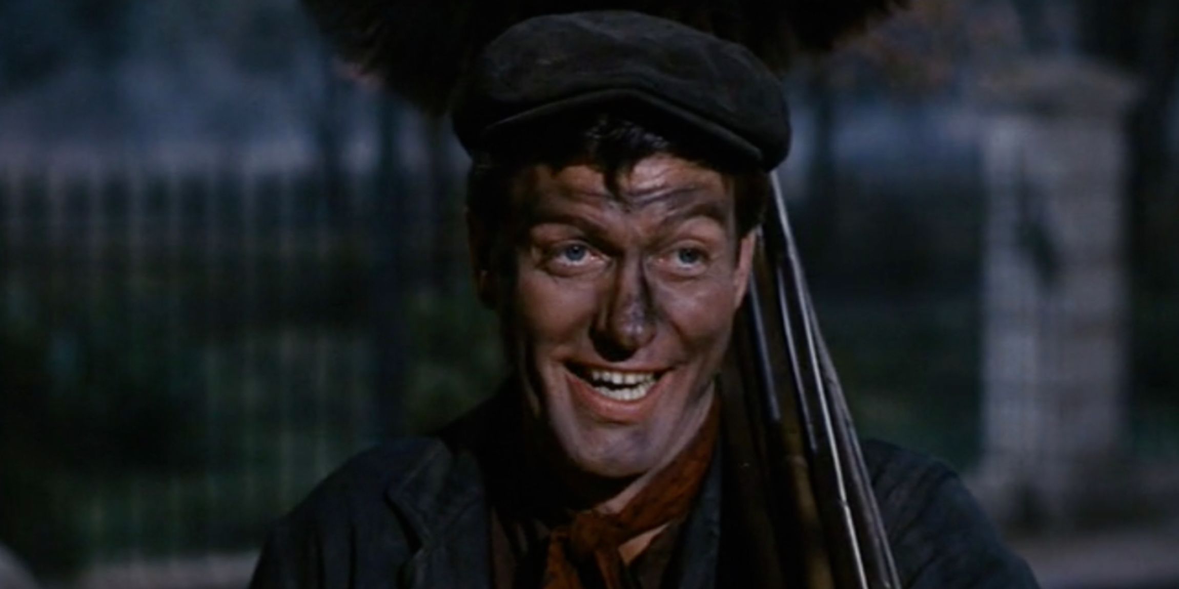 Dick van Dyke as Bert the chimney sweep in Mary Poppins