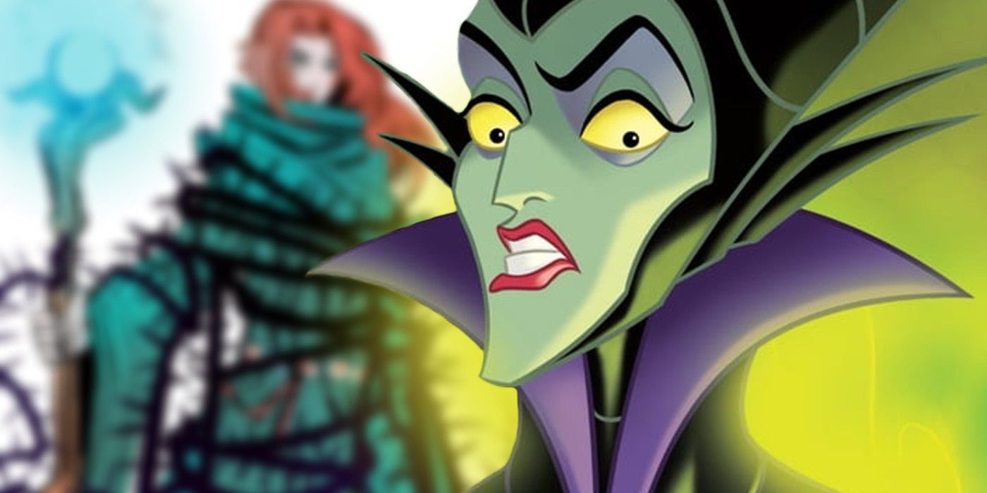 Feature Image: Maleficent in Disney's Sleeping Beauty paired with The Wizard from Disney Villains: Maleficent #5