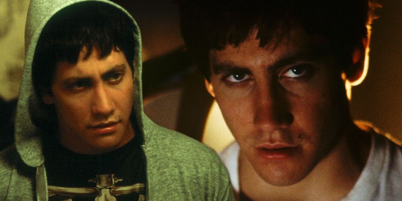 A composite image of Donnie from Donnie Darko