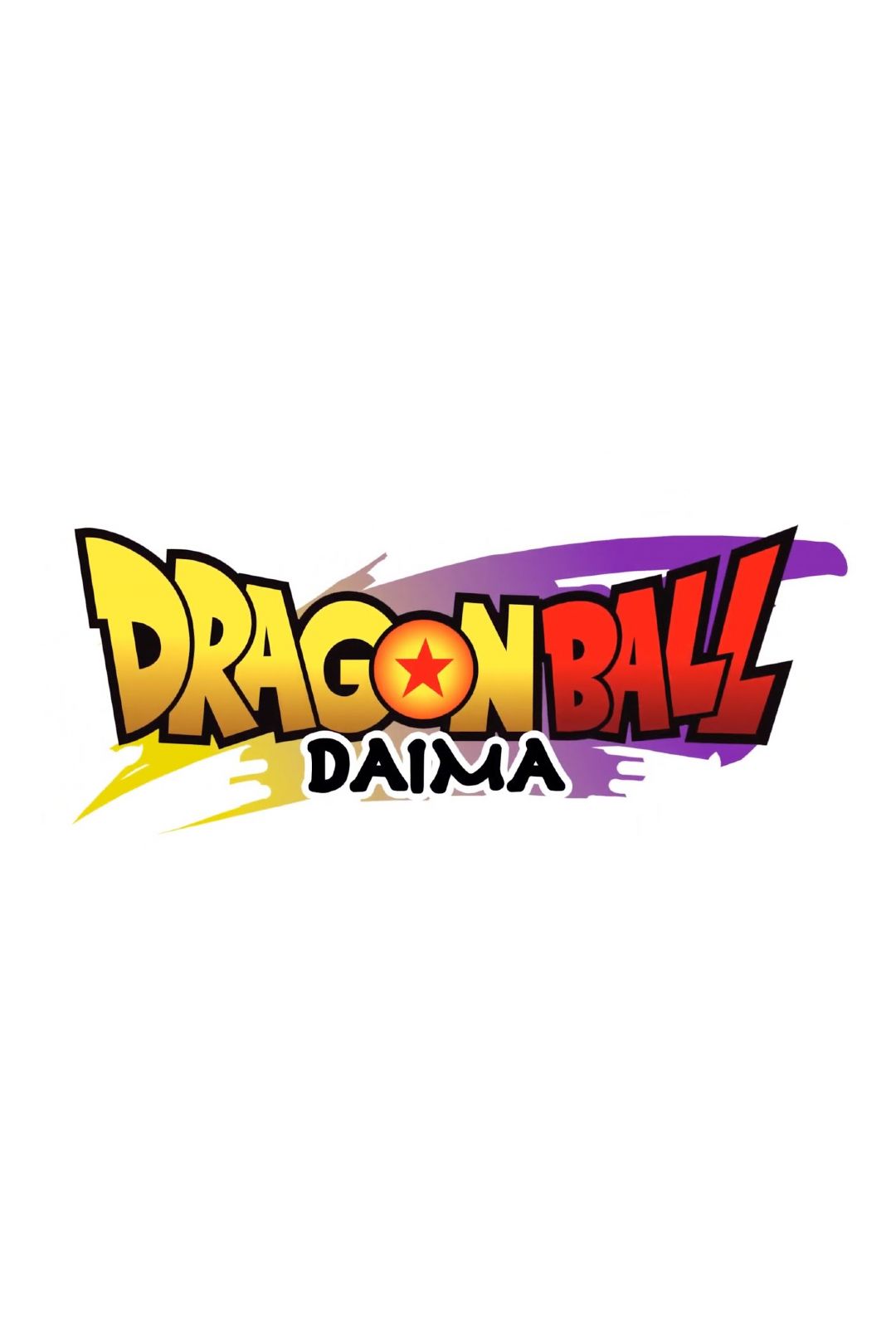 Poster Logo TV Sementara Dragon Ball Daima