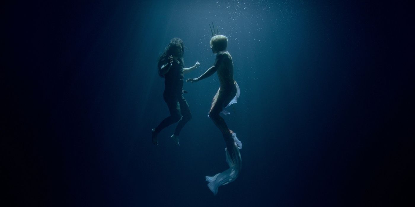 Ed with merman Stede in Our Flag Means Death season 2