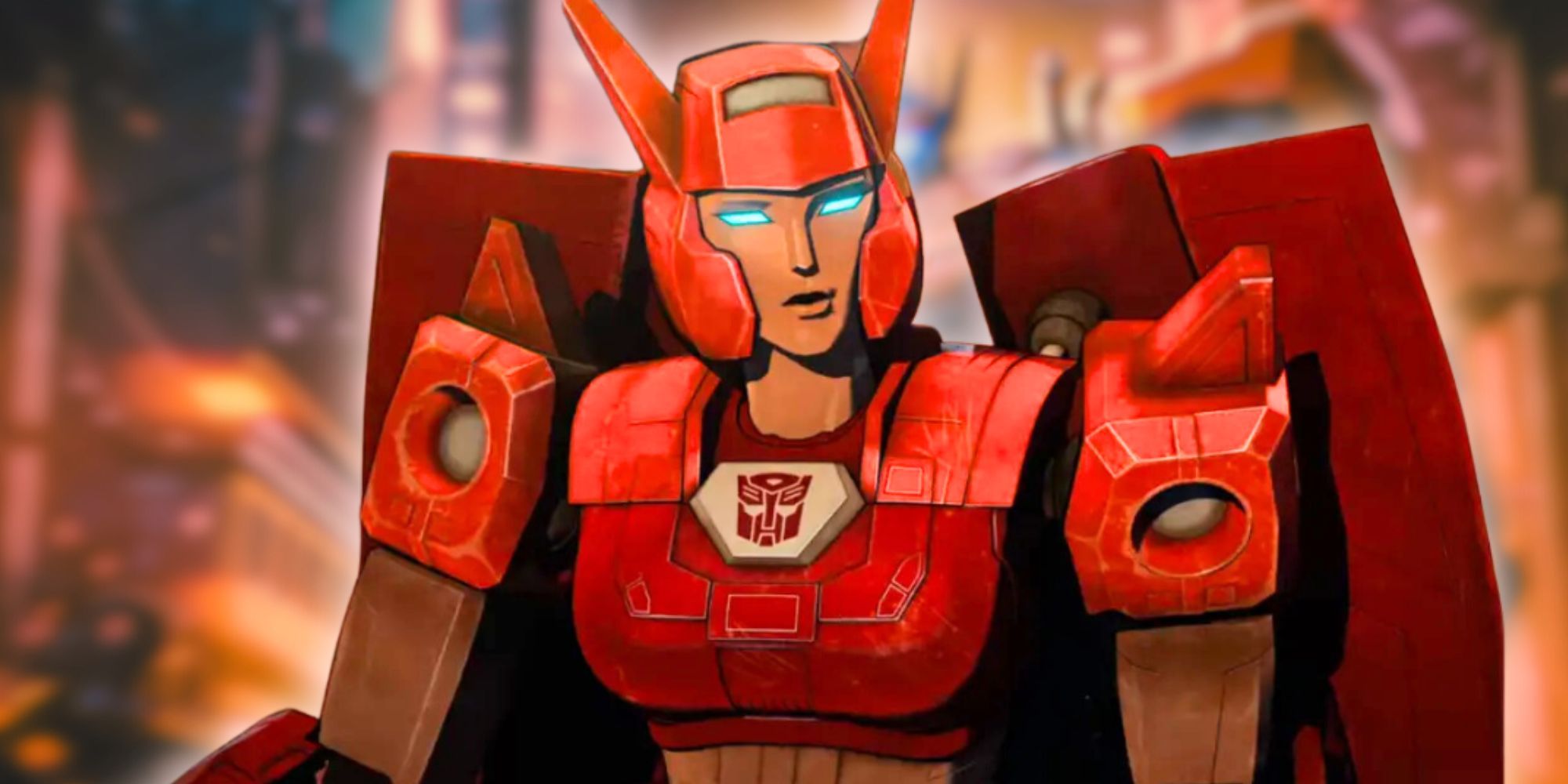 Elita-1 with Transformers One blurred background