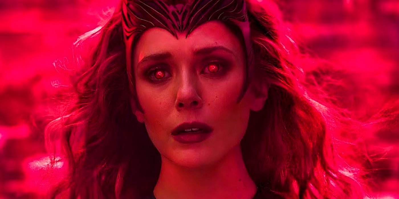 Elizabeth Olsen as the Scarlet Witch in the MCU's Phase 4