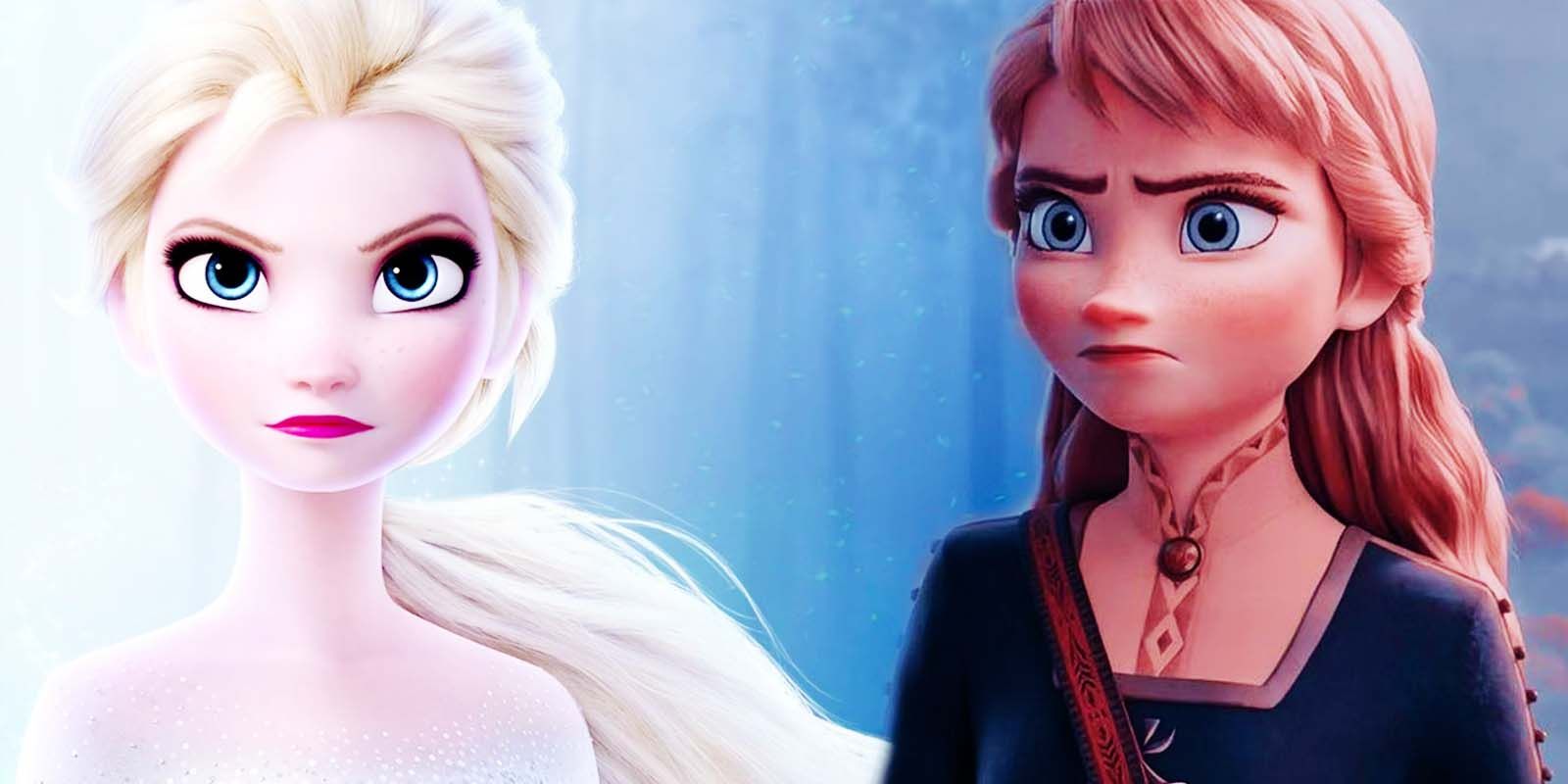 Elsa and Anna in 2013's Frozen II