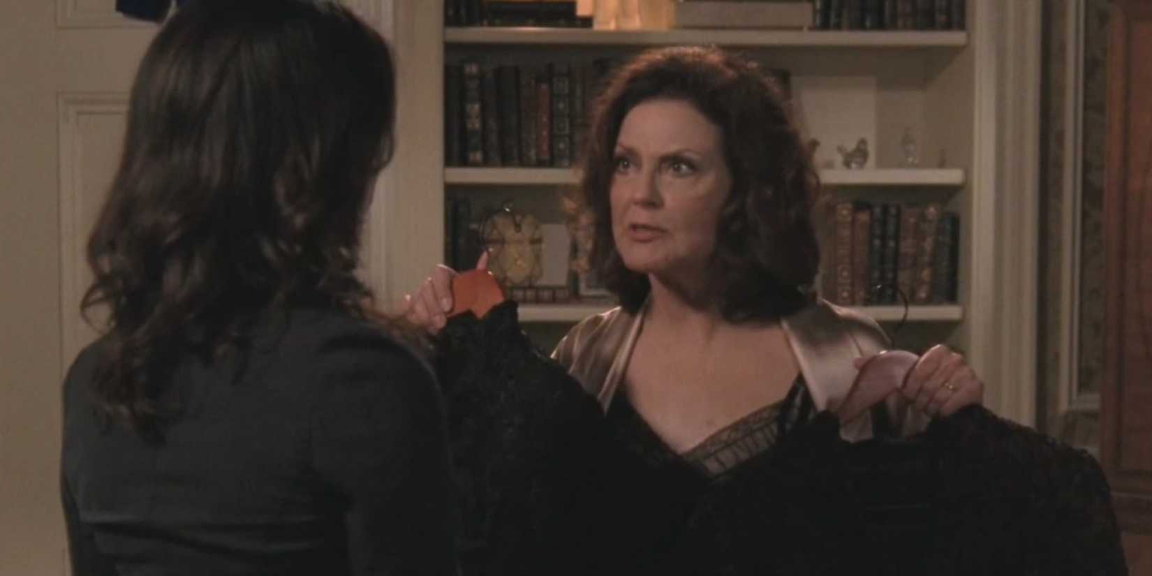 Emily Shows Lorelai Outfit Options in Gilmore Girls