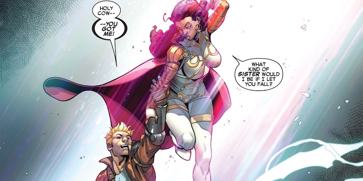 Guardians of the Galaxy spinoff Legendary Star-Lord #2, Empress Victoria saves Star-Lord leader of Guardians of the Galaxy