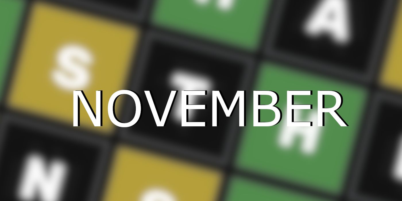 Wordle Monthly November 2023