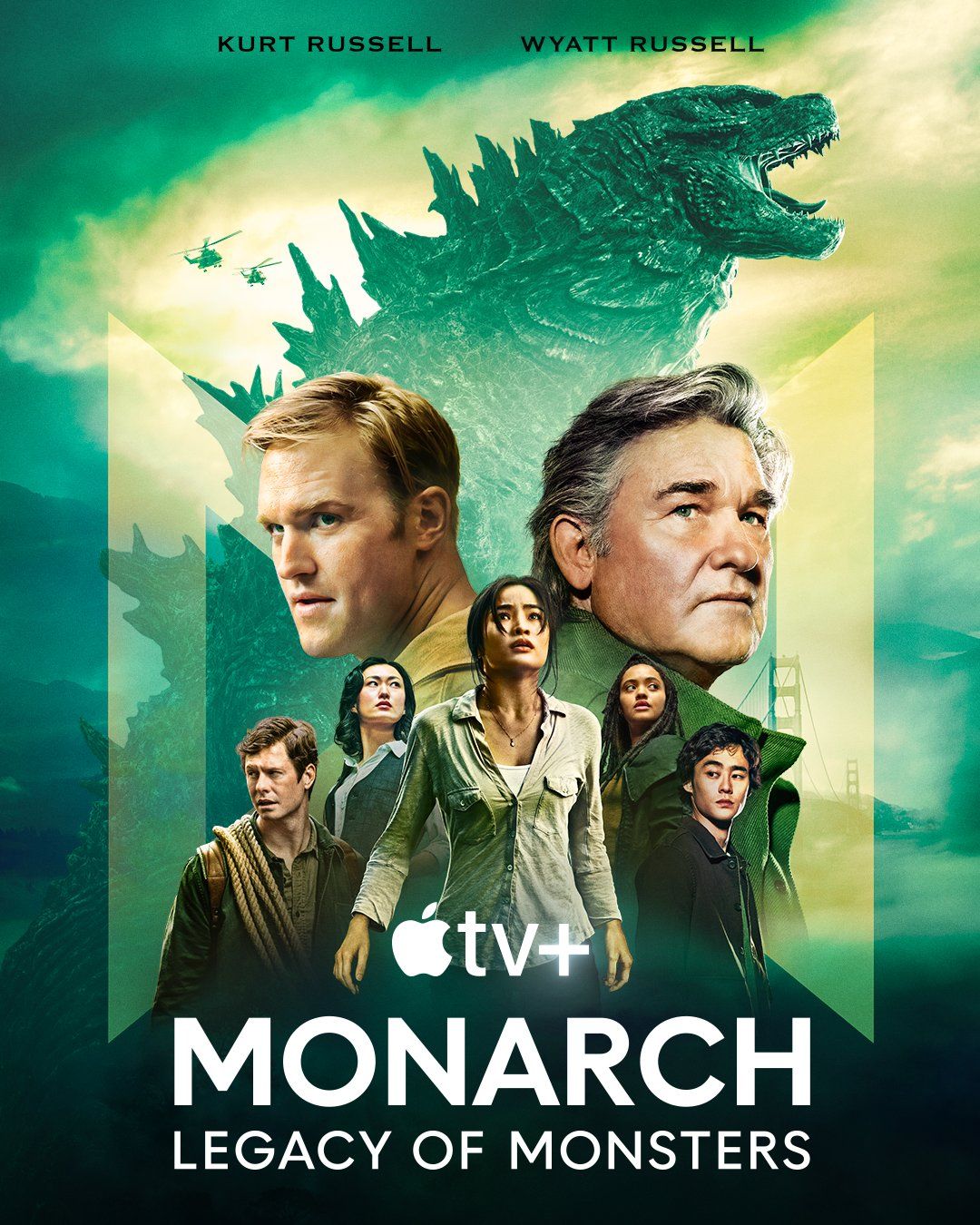Monarch: Legacy Of Monsters Poster Puts Kurt & Wyatt Russell’s Character Side-By-Side
