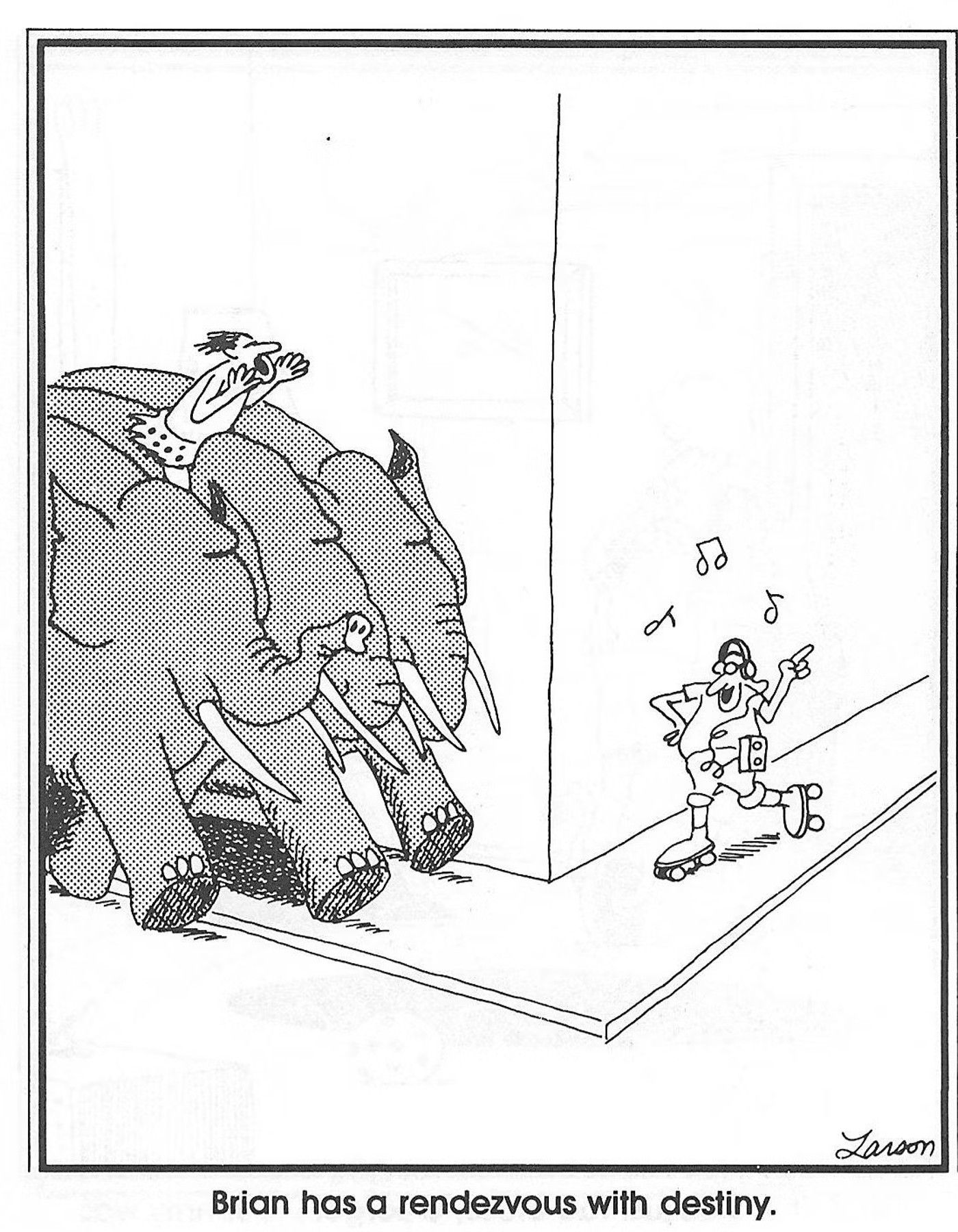 10 Funniest Far Side Comics Starring Elephants