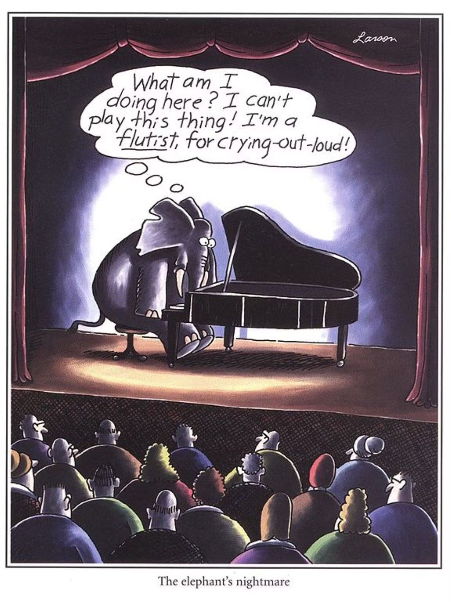 The Far Side, &ldquo;The Elephant&rsquo;s Nightmare&rdquo;
