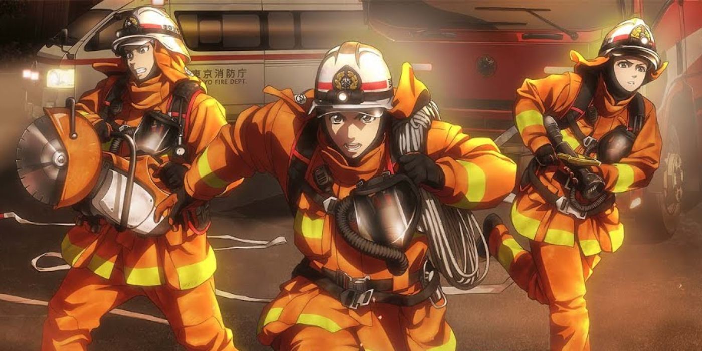 Fire Fighter anime girl wi' Poster, picture, metal print, paint by Ben  Krefta | Displate
