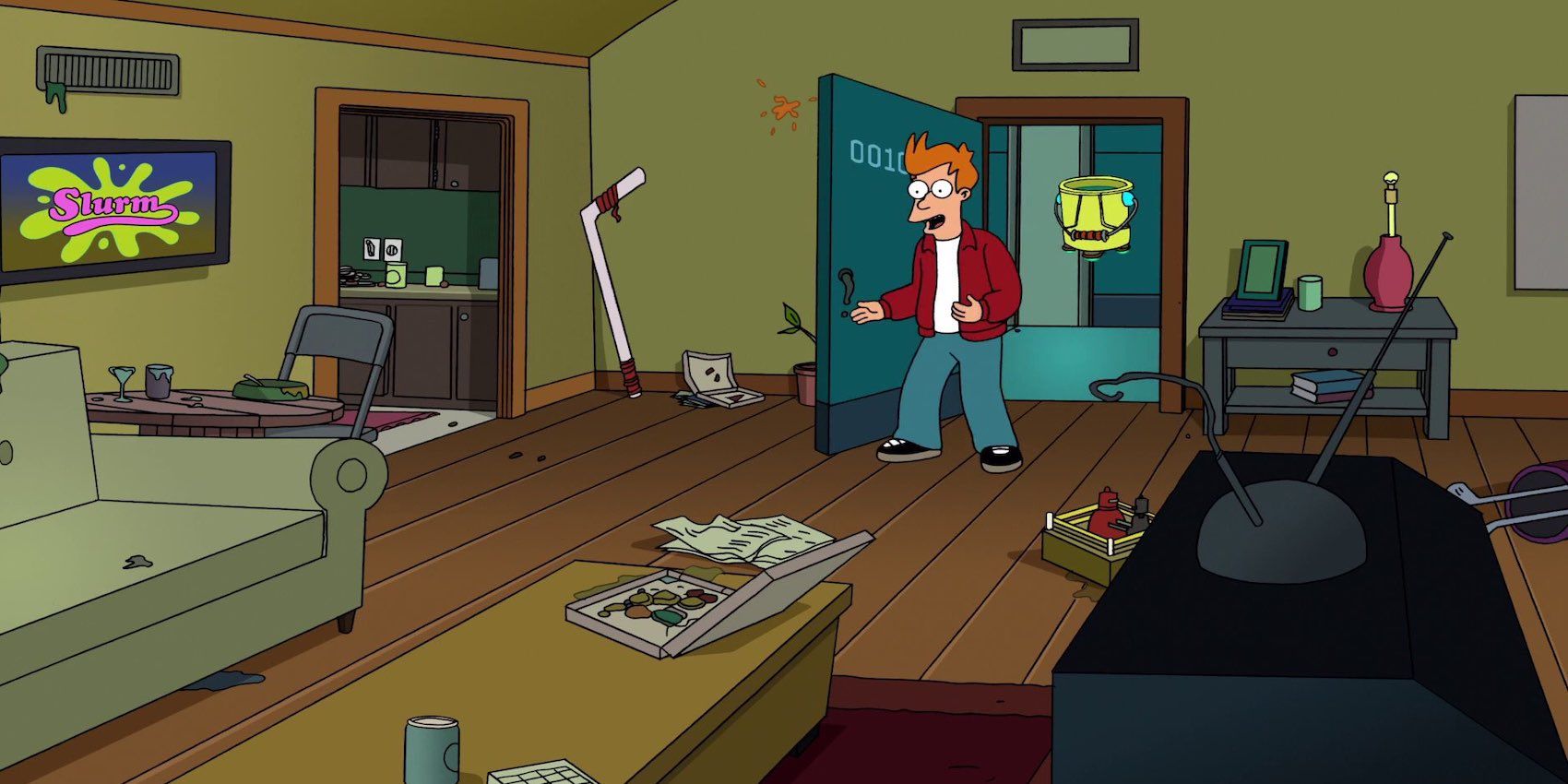 Fry's apartment in Futurama