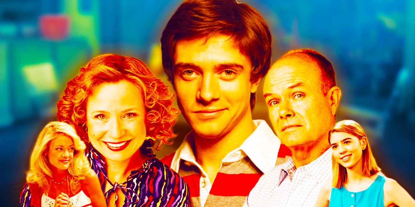 Laurie, Kitty, Eric, Red, and Leia Forman in That '70s Show and That '90s Show.