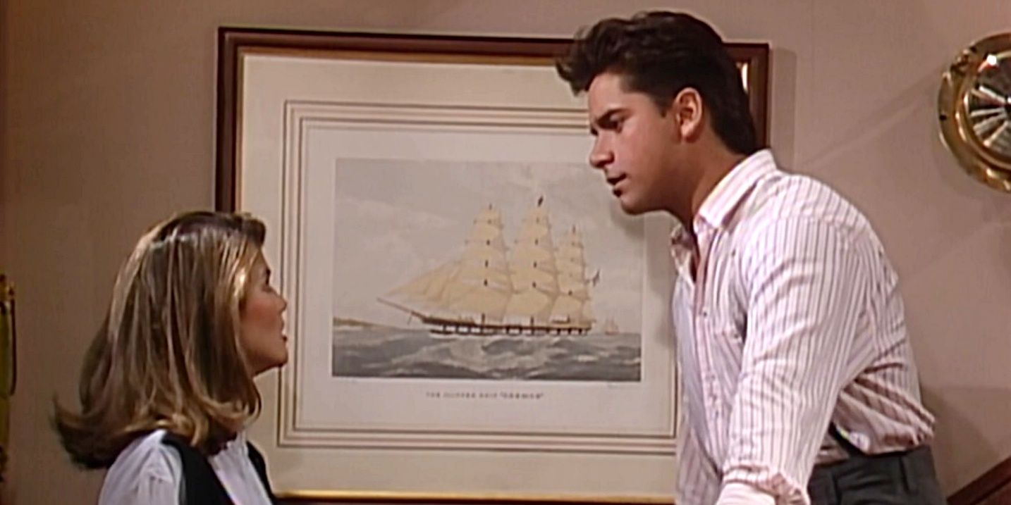 Jesse and Becky in Full House season 3, episode 3.
