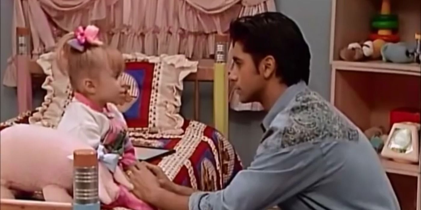 Michelle and Uncle Jesse in Full House