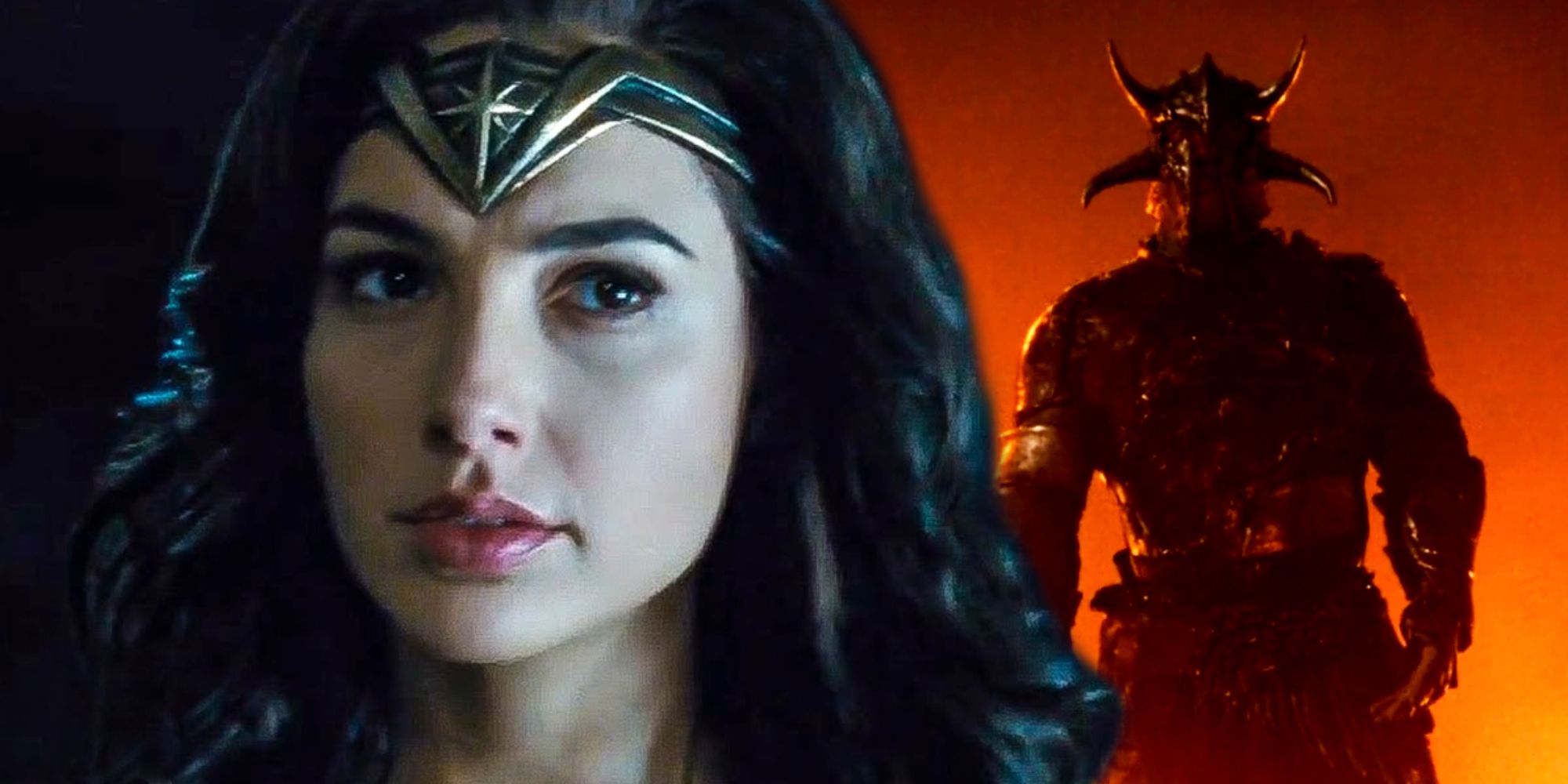 Gal Gadot as Wonder Woman vs Ares in The DCEU