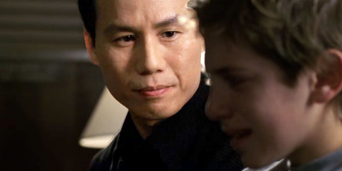 George Huang talking to a boy in Law & Order: SVU Sick