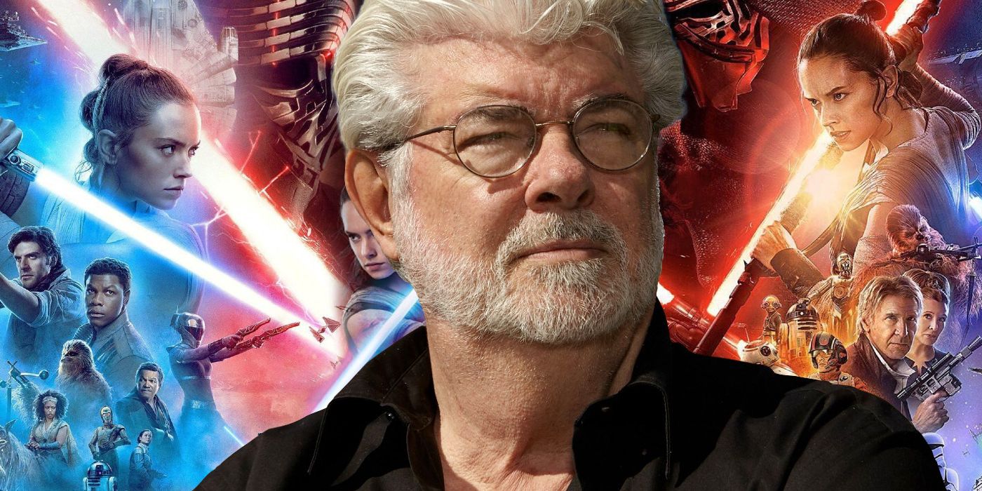 George Lucas and Star Wars Sequel Trilogy posters
