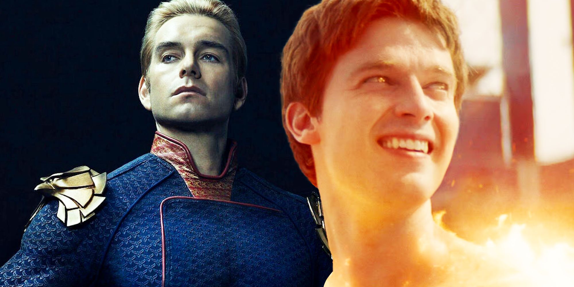 Golden Boy and Homelander in Gen V