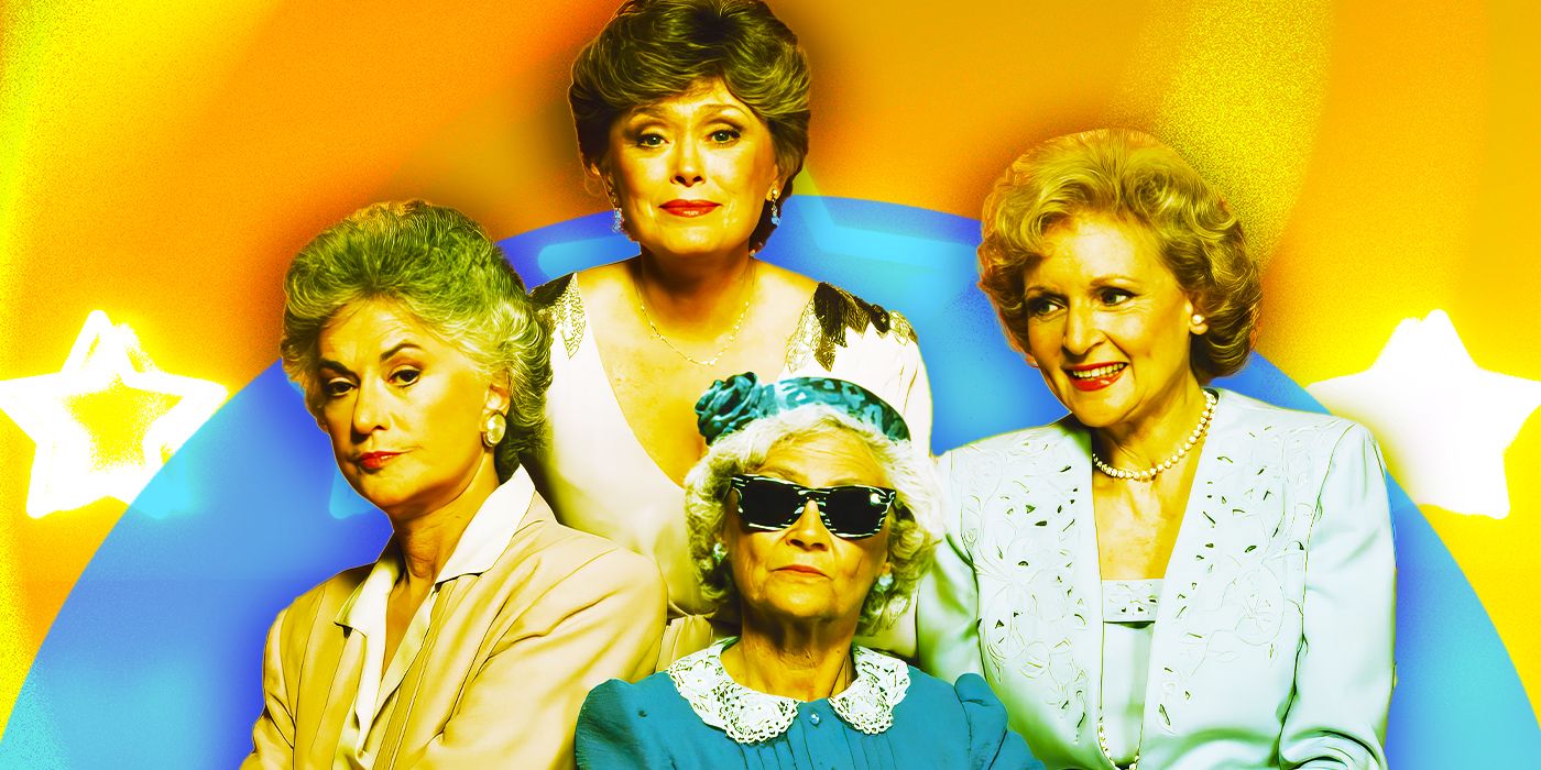 Rose, Dorothy, Sophia, and Blanche in The Golden Girls