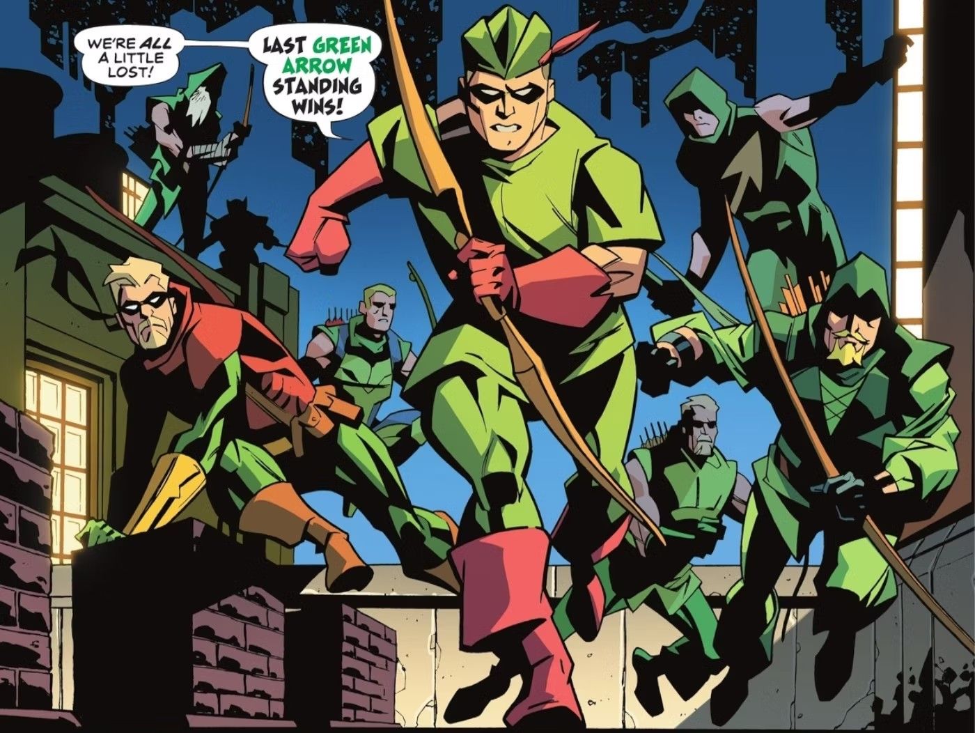 Green Arrow Time Travel Costumes