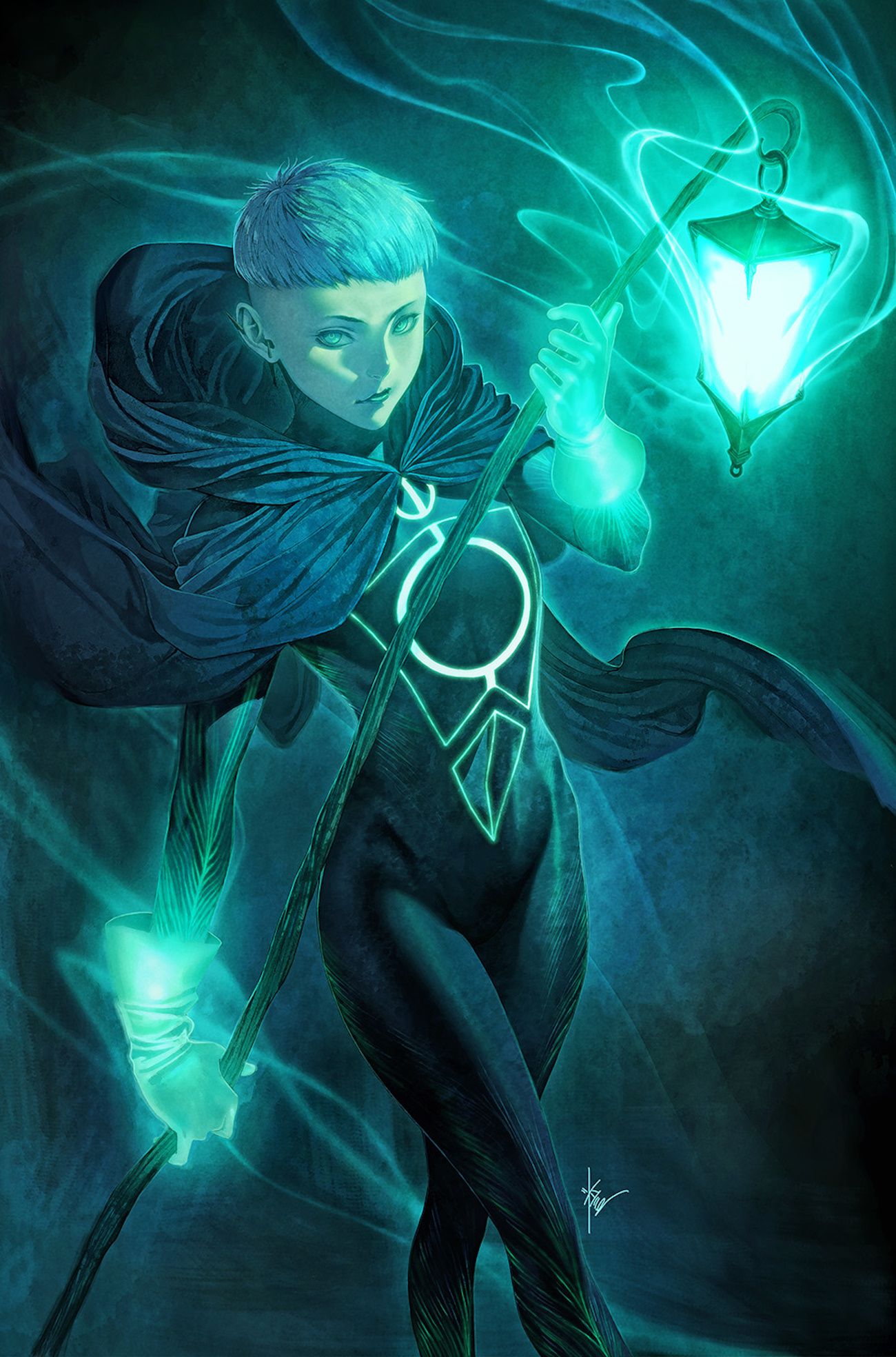 Green Lantern Dark Elseworlds Variant Cover-1