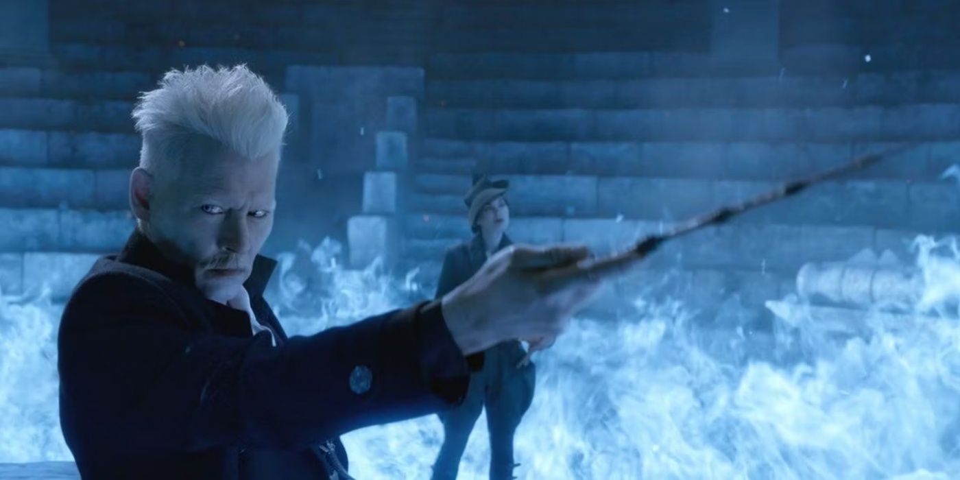 Grindelwald uses the Elder Wand in Fantastic Beasts Crimes Of Grindelwald.