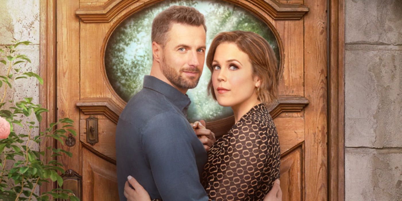 The Cast poses for a promo image for The Wedding Cottage