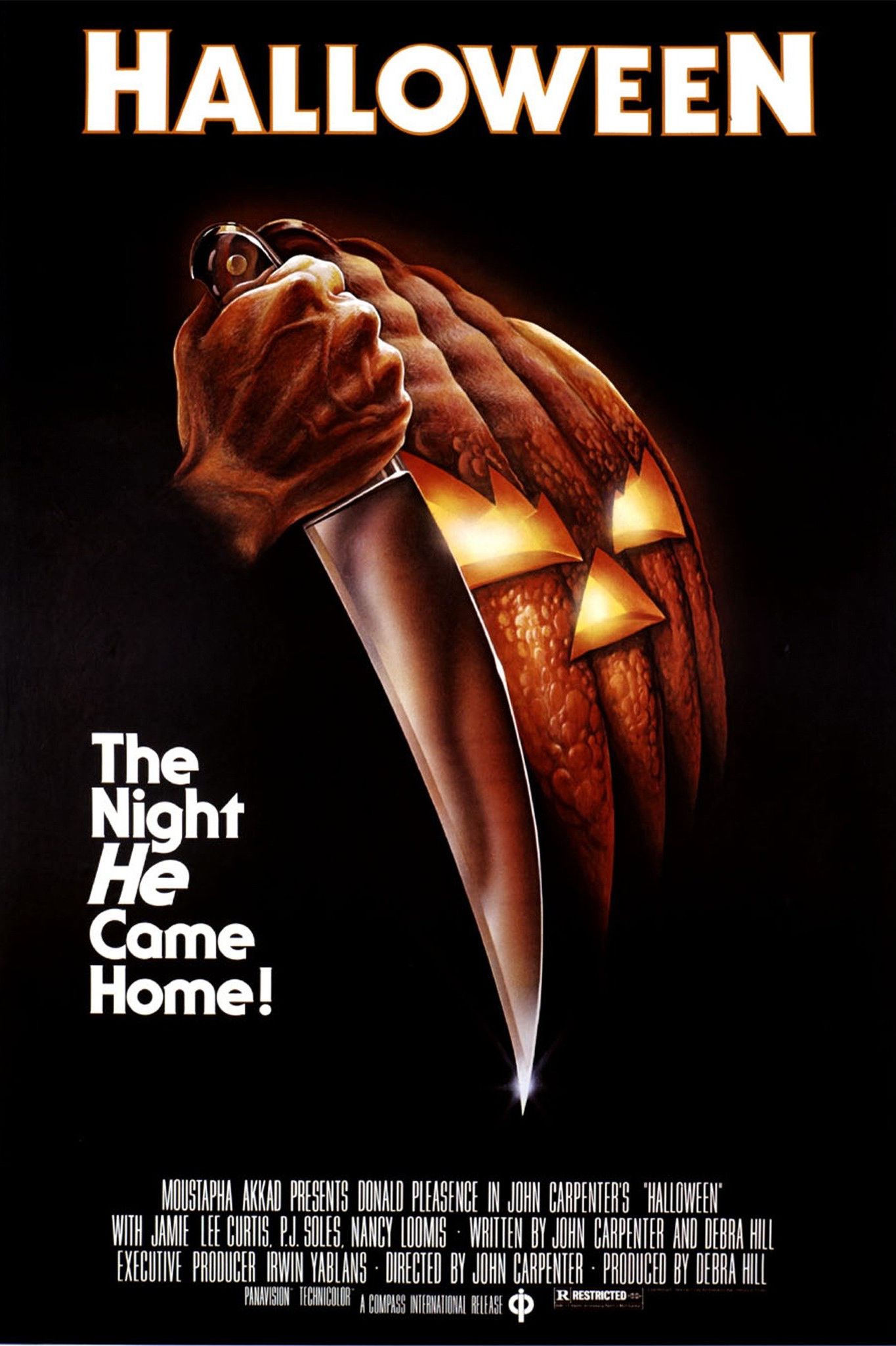 Cartel de la película Halloween de 1978.