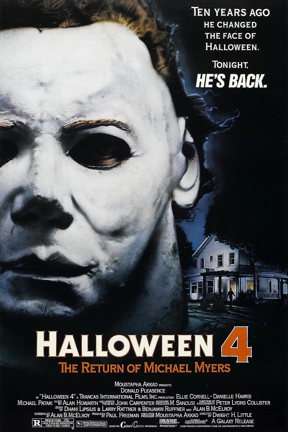 Hallowen 4 The Return of Mcihael Myers Movie Poster
