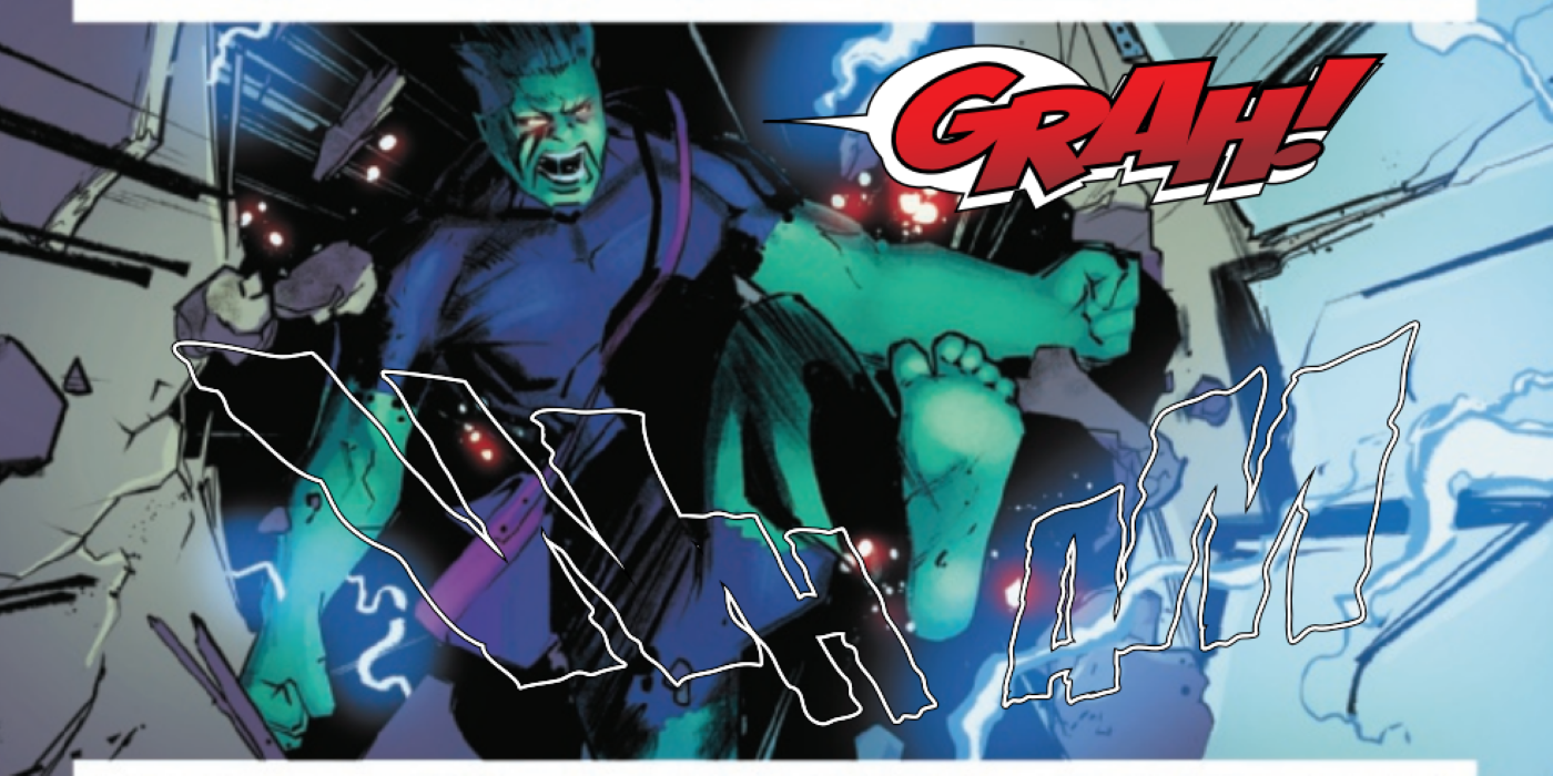 Hallows' Eve Hulk action, from the Big Night one-shot special