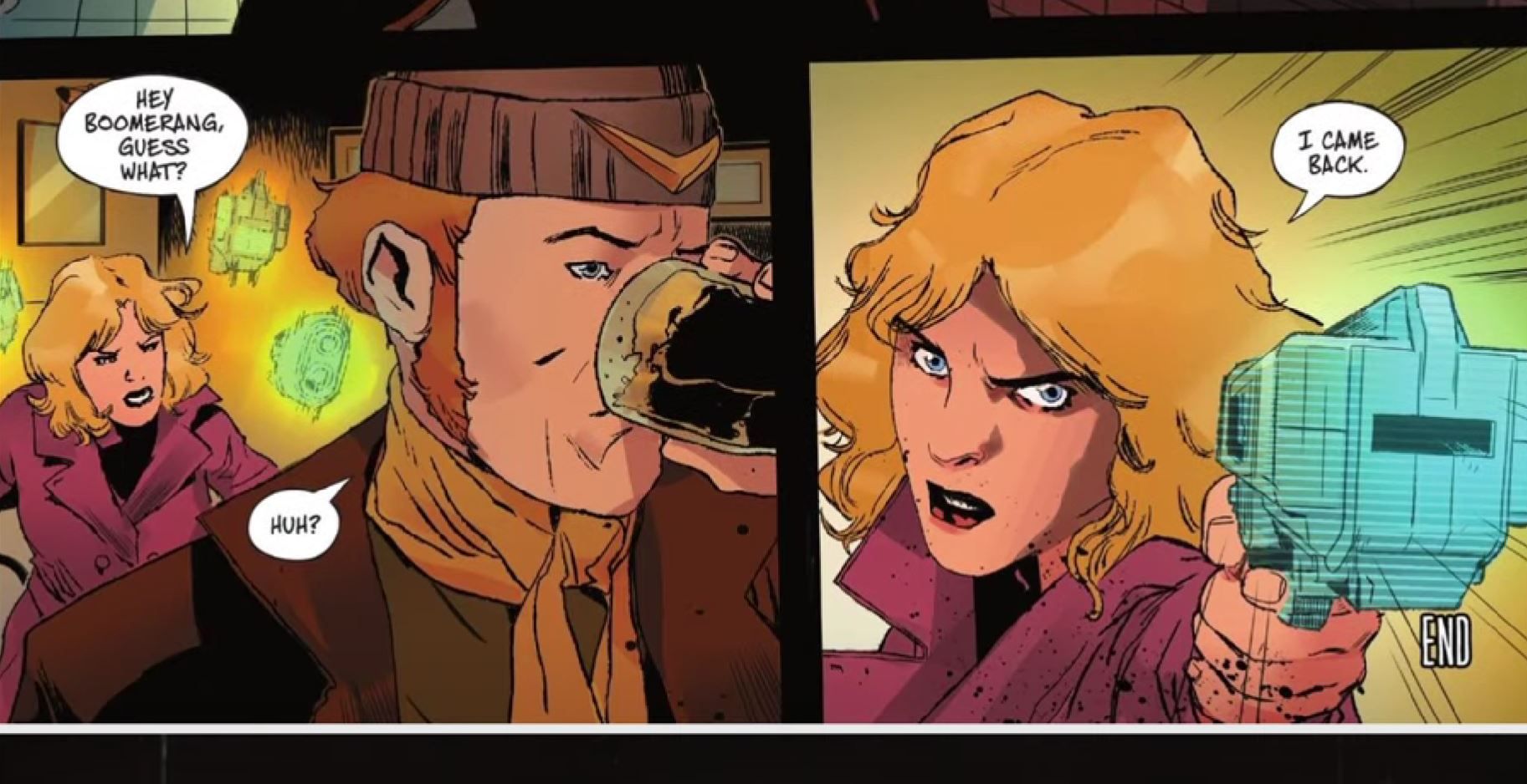 Harcourt Kills Boomerang DC