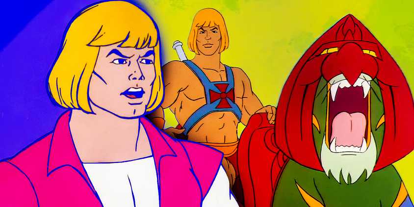 Collage of He-Man characters including He-Man himself