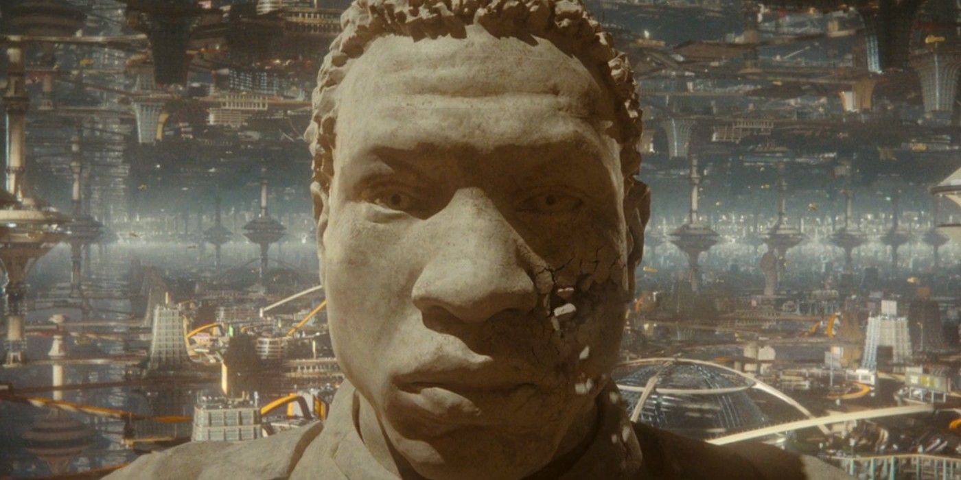 He Who Remains Statue in Loki season 2