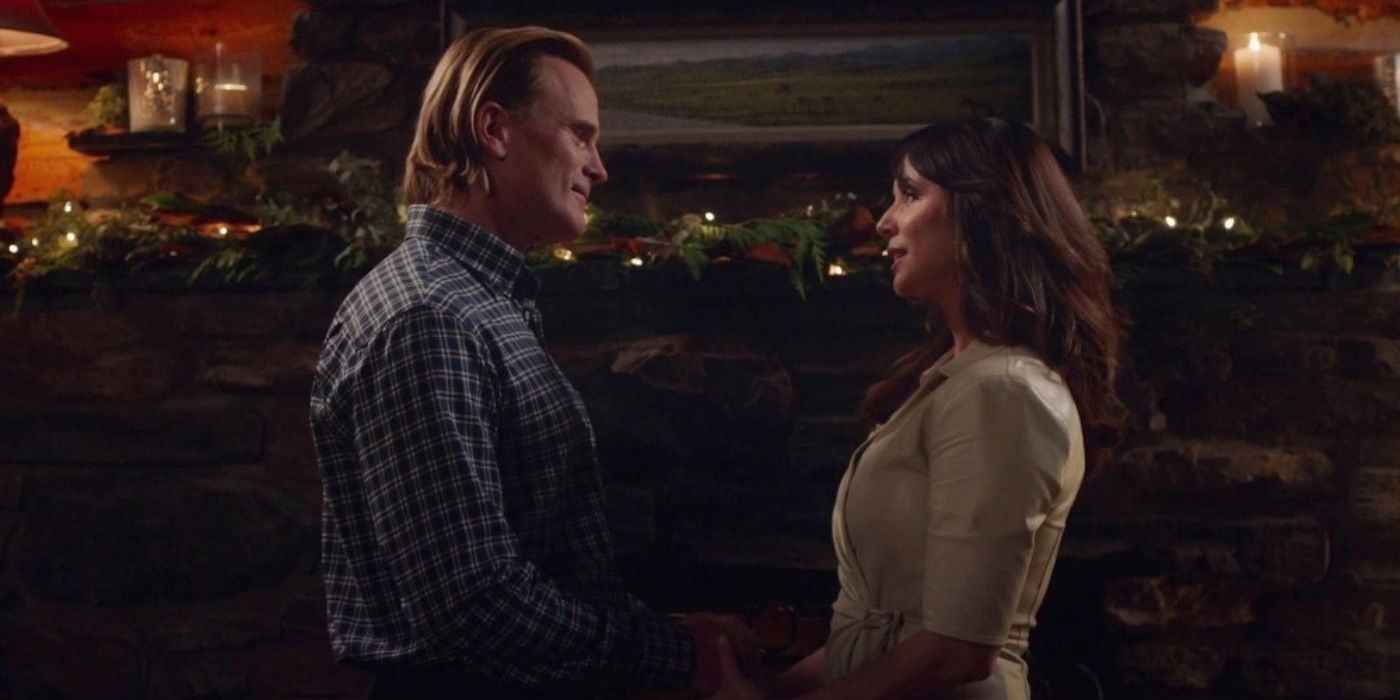 Peter and Lou hold hands and renew their vows in Heartland