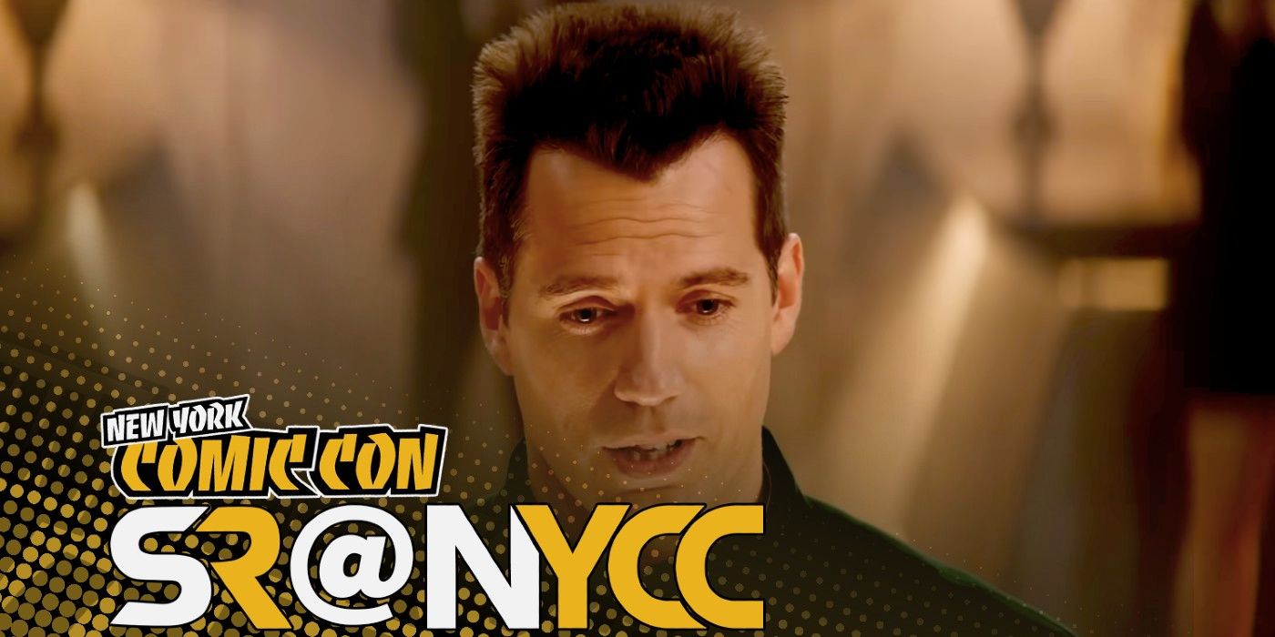Henry Cavill in Argylle with SR NYCC overlay