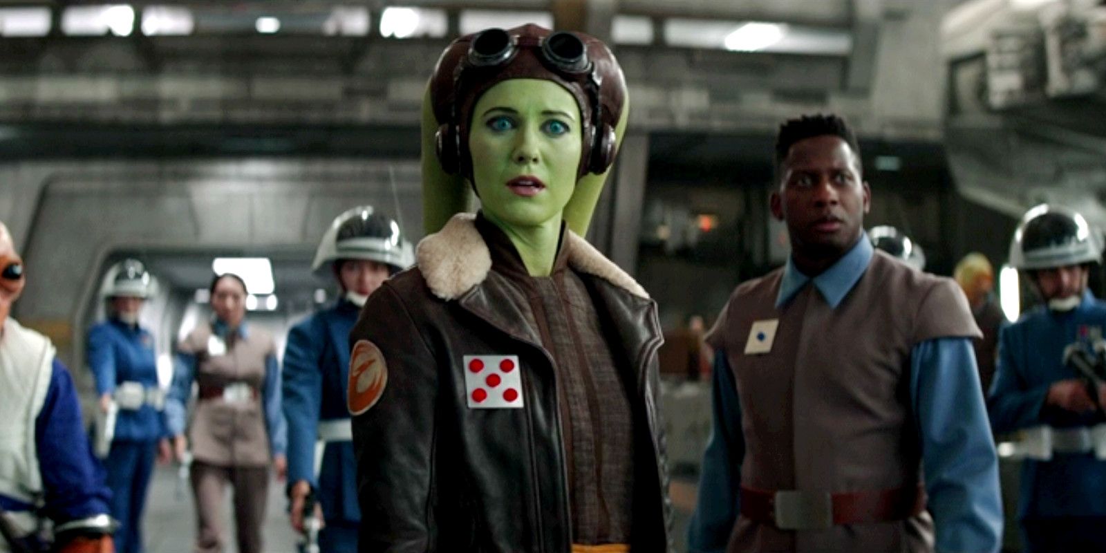Hera Syndulla and some New Republic officers in the Ahsoka finale