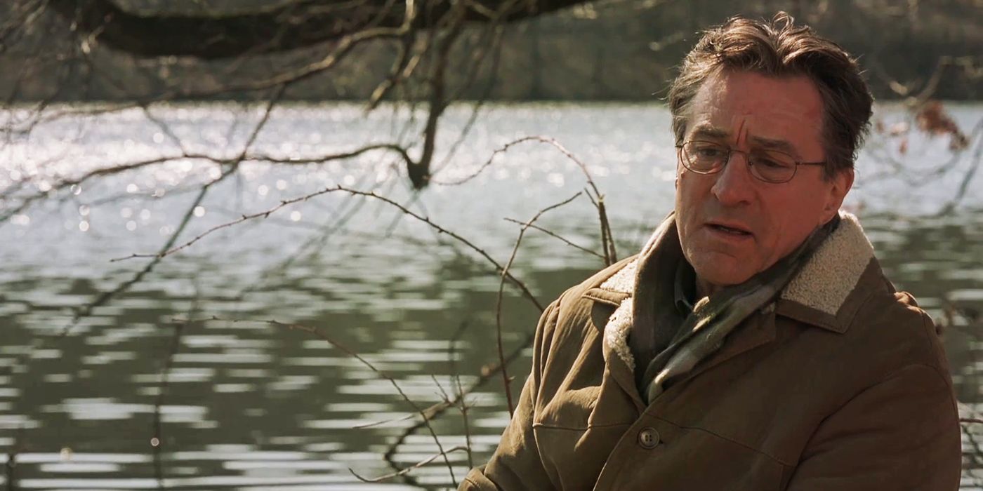 Robert De Niro's David by the water in Hide and Seek