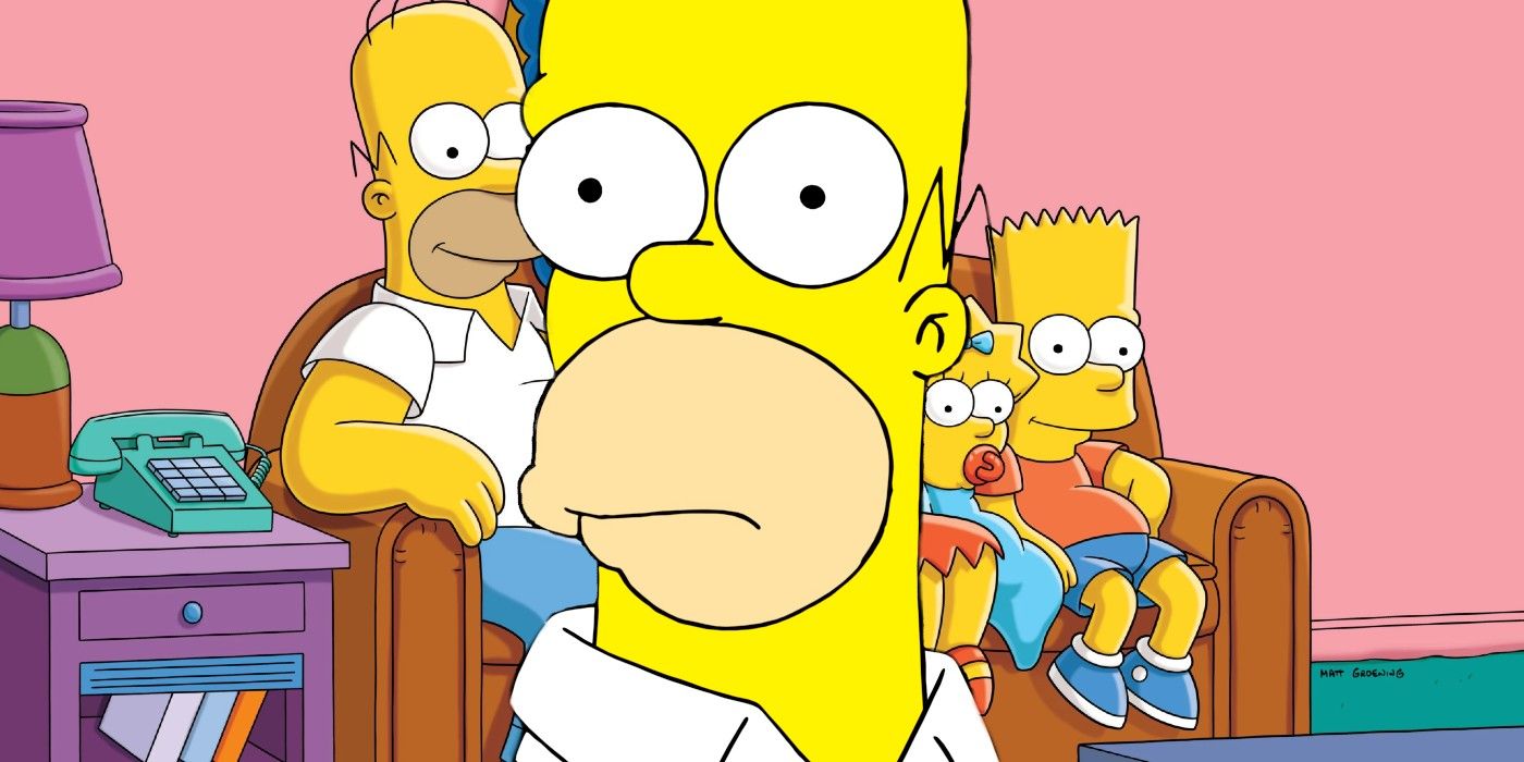 Homer Simpsons and Couch gag in Simpsons