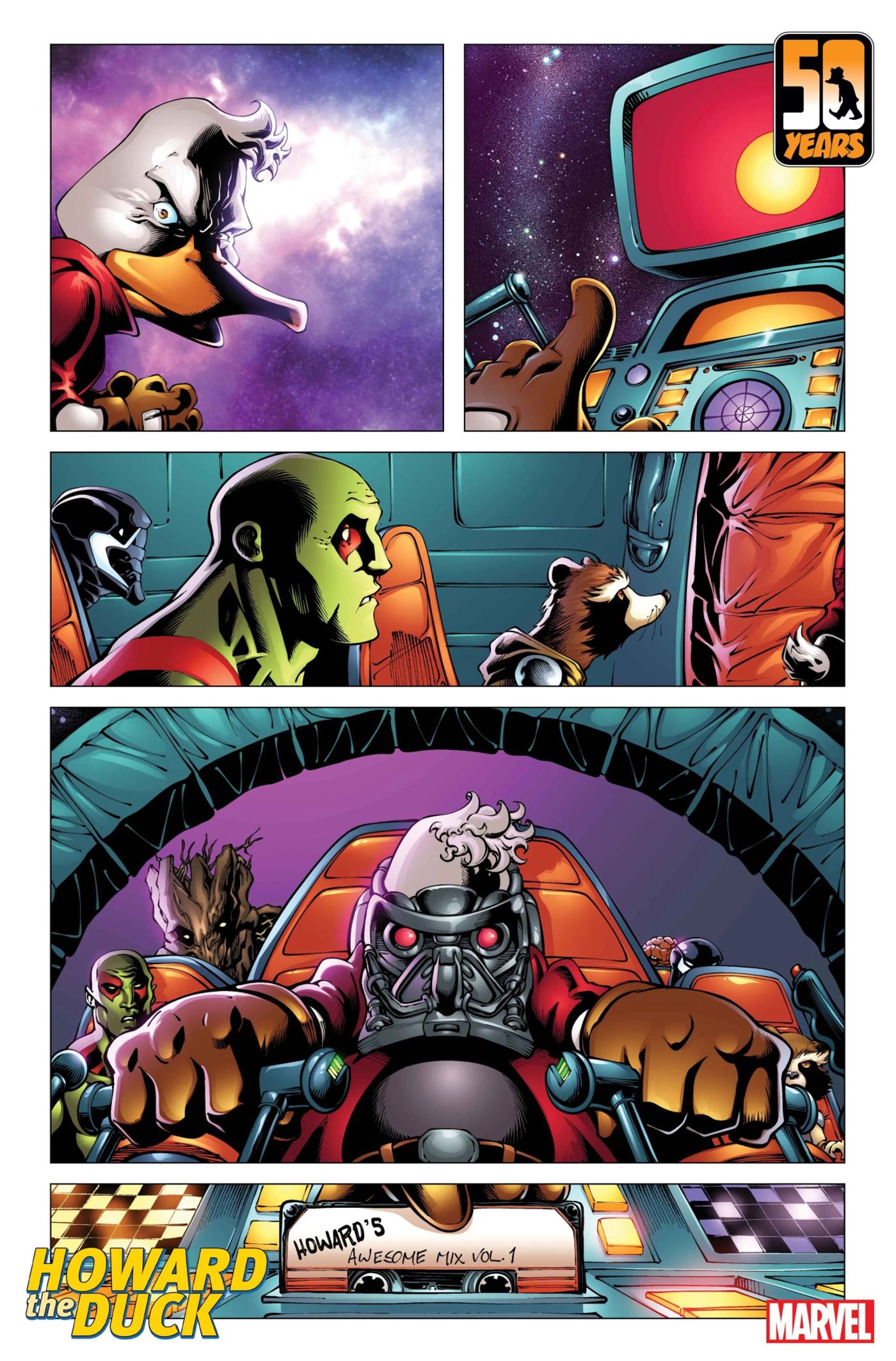 Howard the Duck as Star-Lord