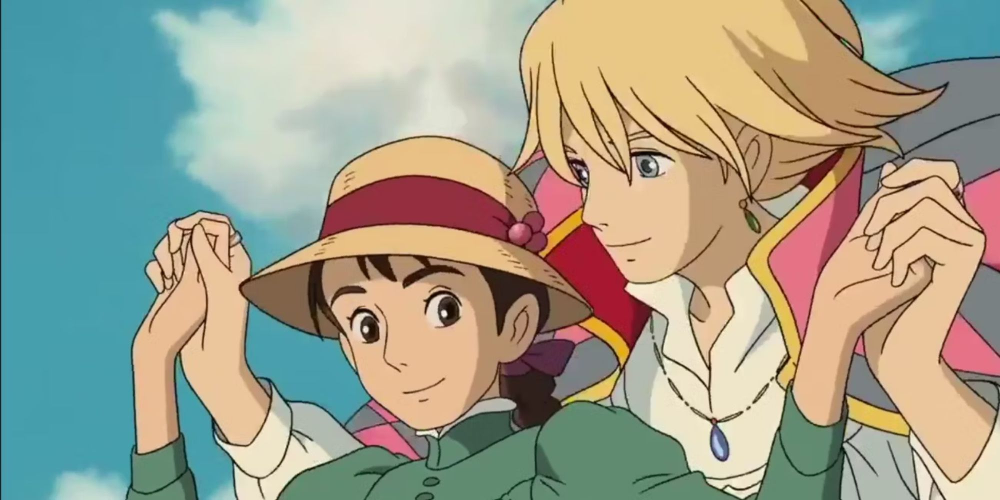 Howl and Sophie flying in Howl's Moving Castle (1)