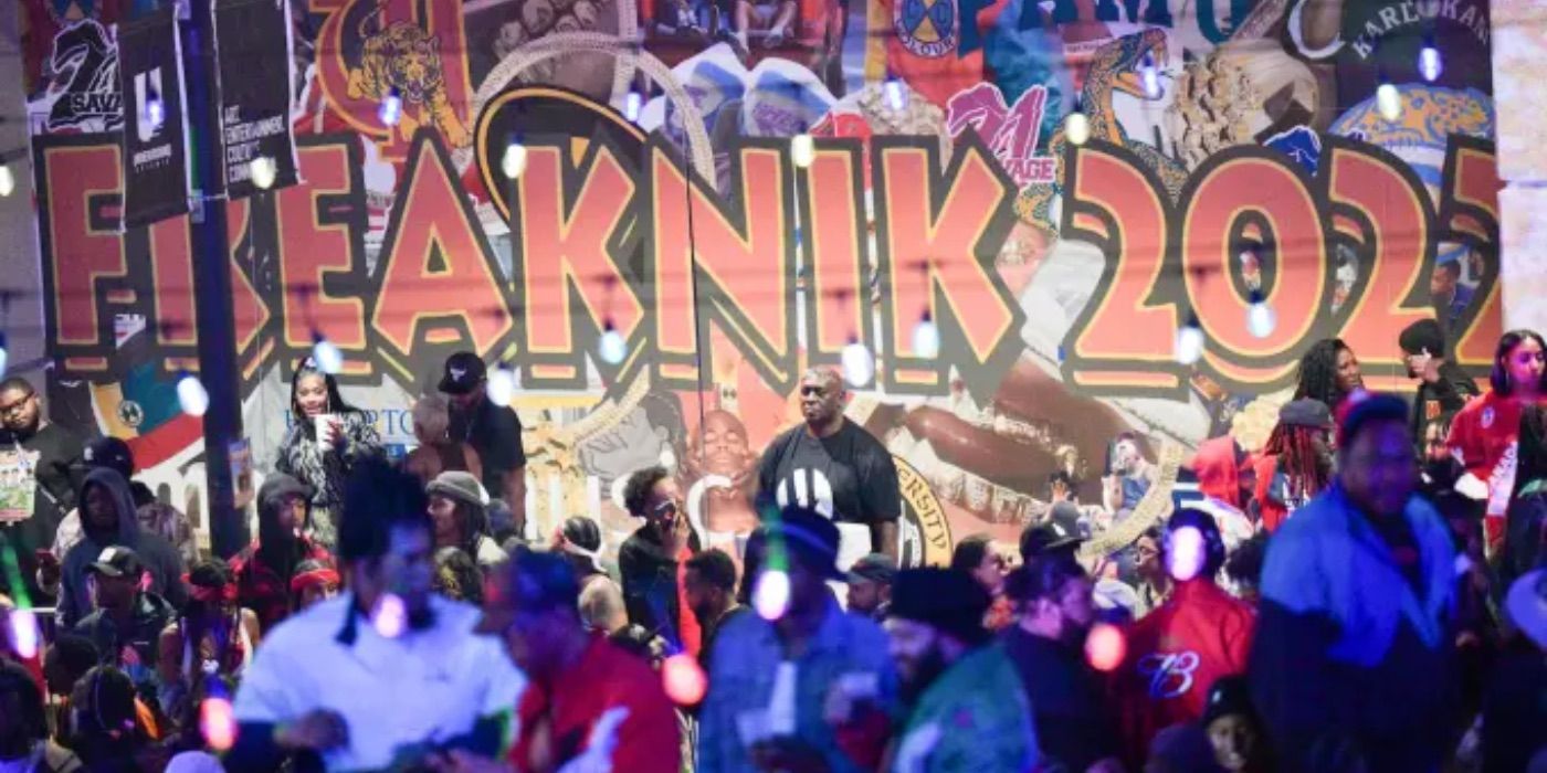 A still of Freaknik 2022 from Hulu&rsquo;s Freaknik documentary