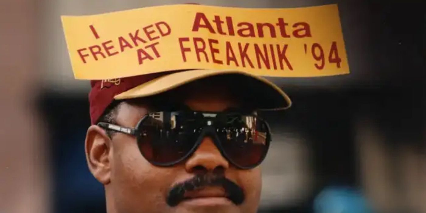 An attendee at the 1994 Freaknik in the Hulu documentary