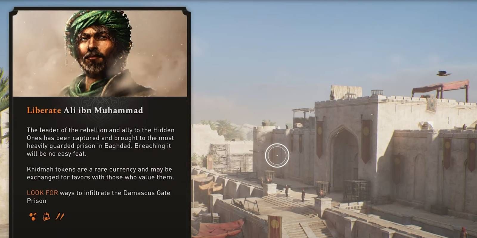 Assassin&rsquo;s Creed Mirage Liberate Ali ibn Muhammad by Getting Into Damascus Gate Prison