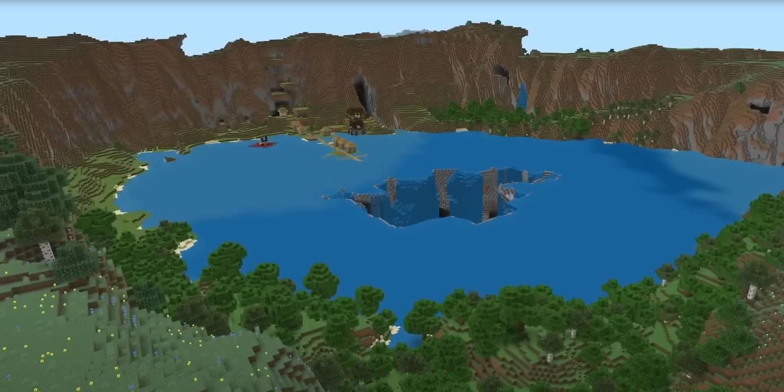 Minecraft Mysterious Sinkhole Bedrock Edition 1.20 World Seed