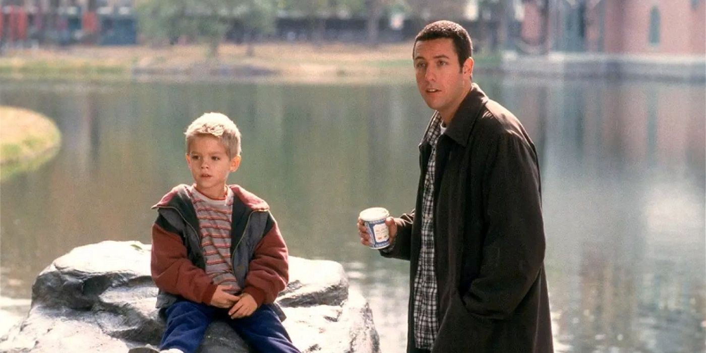 Sonny and Julian at the lake in Big Daddy.